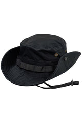 サファリハット ブーニーハット キャンプ アウトドア UVカット あごひも取り外し可能 通気性 作業帽子