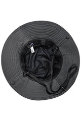 サファリハット ブーニーハット キャンプ アウトドア UVカット あごひも取り外し可能 通気性 作業帽子