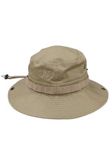 サファリハット ブーニーハット キャンプ アウトドア UVカット あごひも取り外し可能 通気性 作業帽子