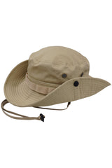 サファリハット ブーニーハット キャンプ アウトドア UVカット あごひも取り外し可能 通気性 作業帽子