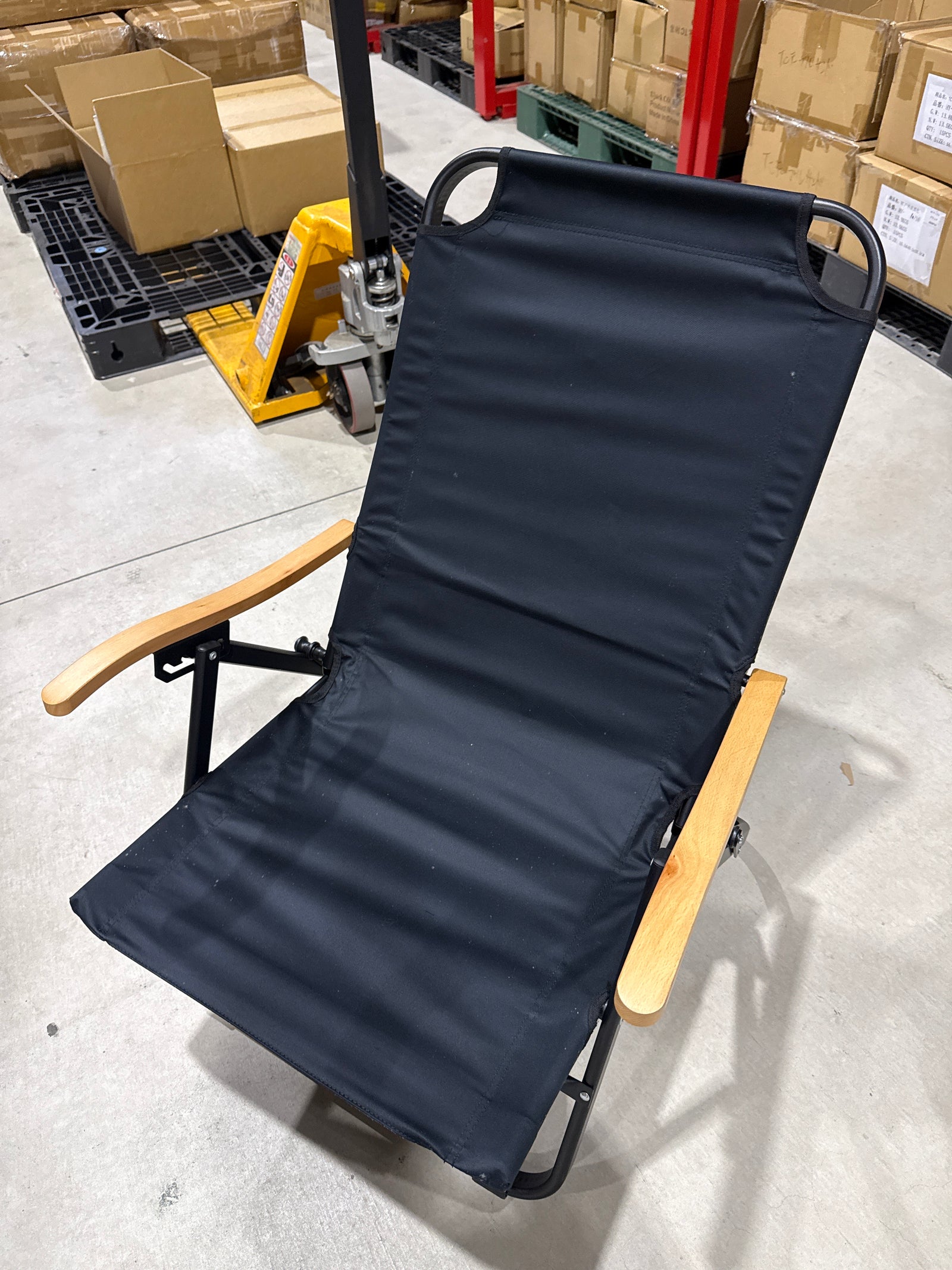 UJack リクライニングローチェア 黒 5.2kg新品未開封品最終値下 難燃