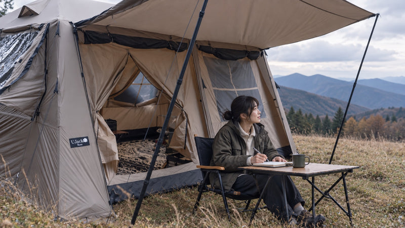 UJack Rose Tent AL2.0 　ローズテント　ワンタッチ ワンタッチ2ルームロッジテント ROSEテント アルミver2.0-ローズテント